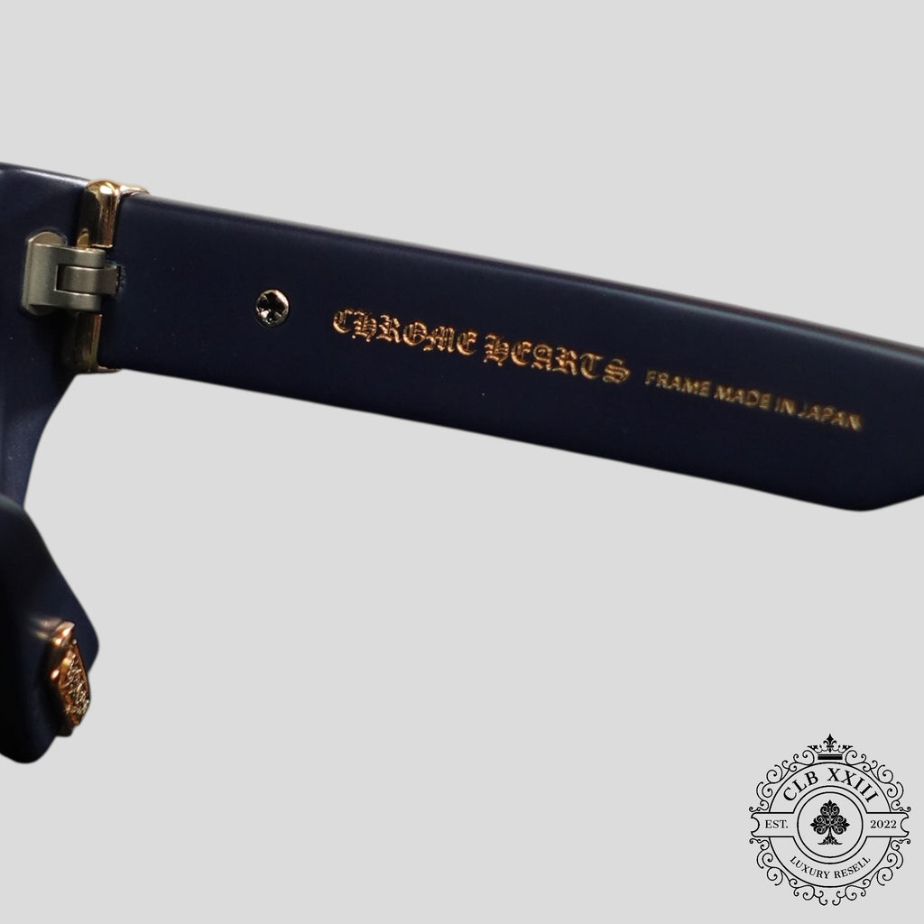 Chrome Hearts Givenhed Sunglasses in Matte Navy