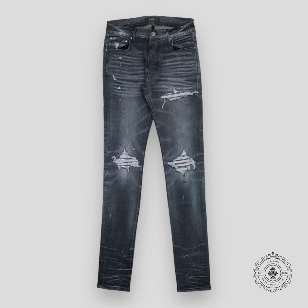 Amiri Crystal MX1 Denim Jeans