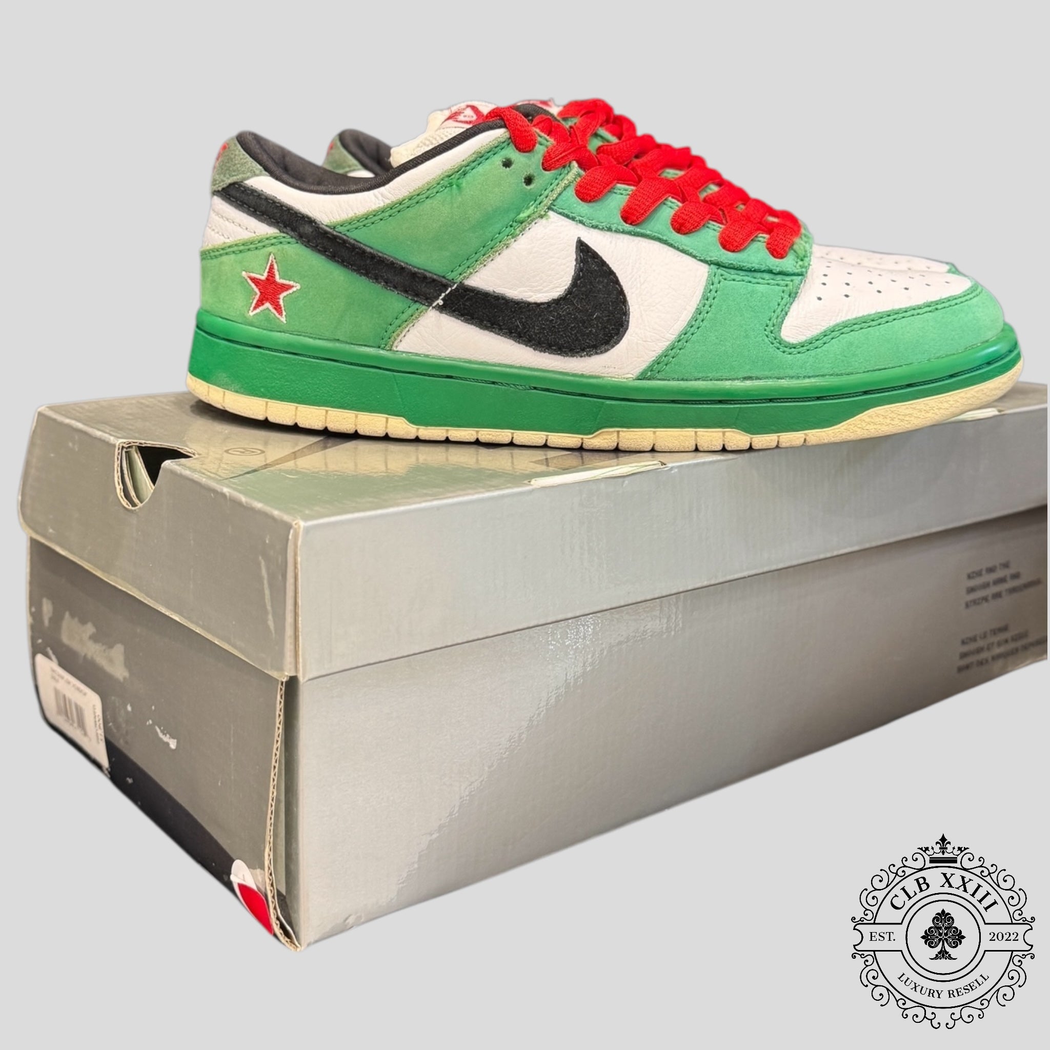 NIKE SB DUNK LOW PREOWNED "HEINEKEN"