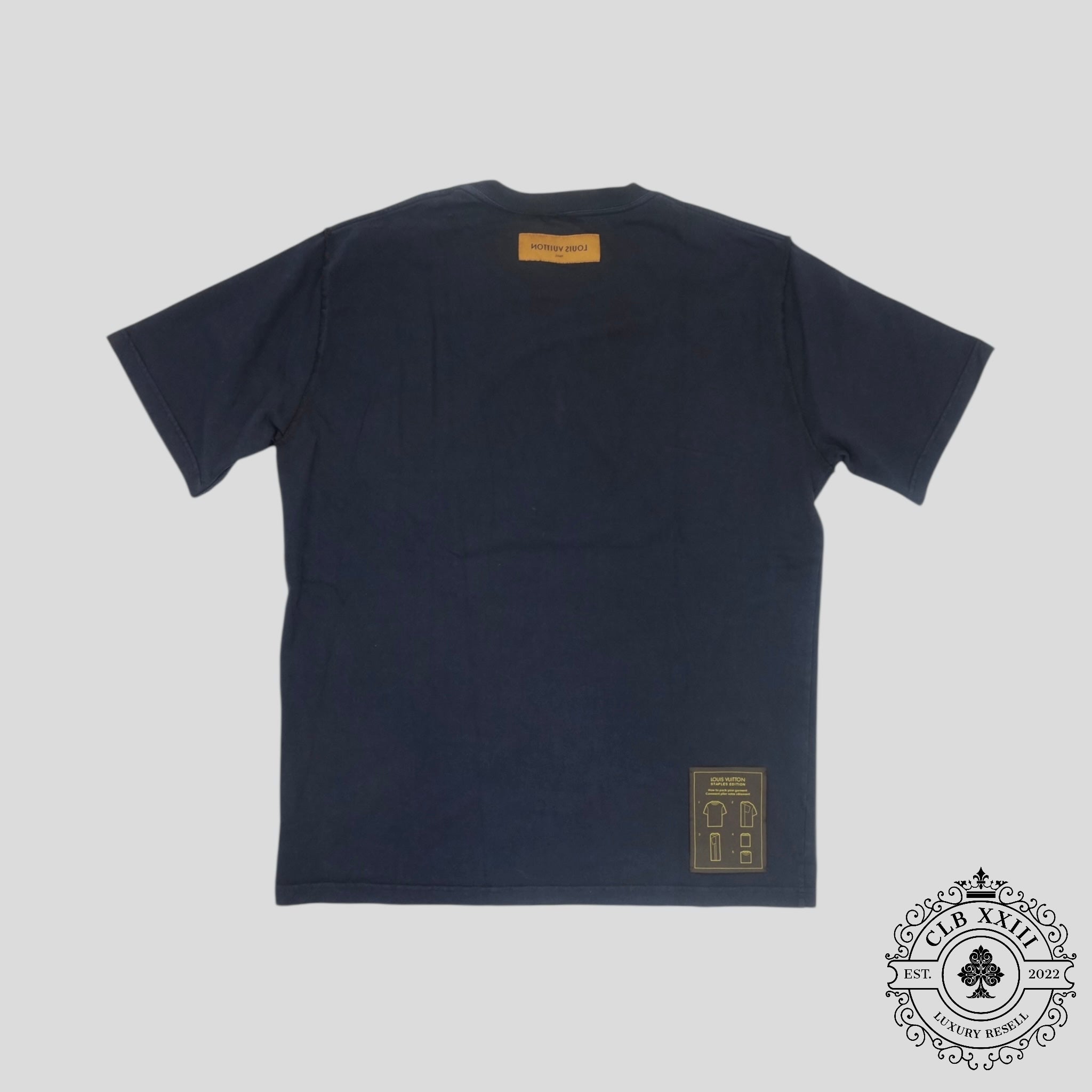 Louis Vuitton Inside Out Tee in Navy Blue