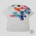 Louis Vuitton Jacquard Watercolor Monogram Tee in White