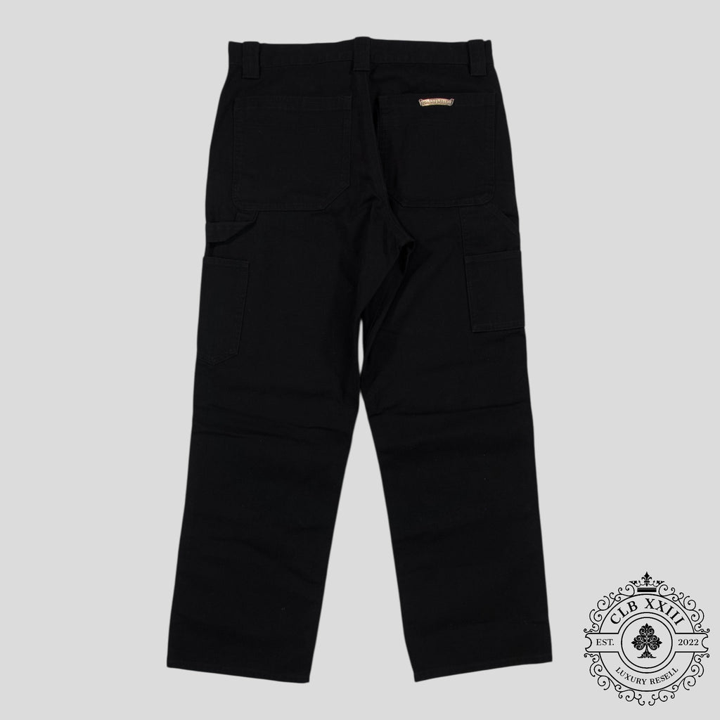 Chrome Hearts Double Knee Carpenter Pants in Black