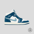Air Jordan 1 Mid (W) French Blue