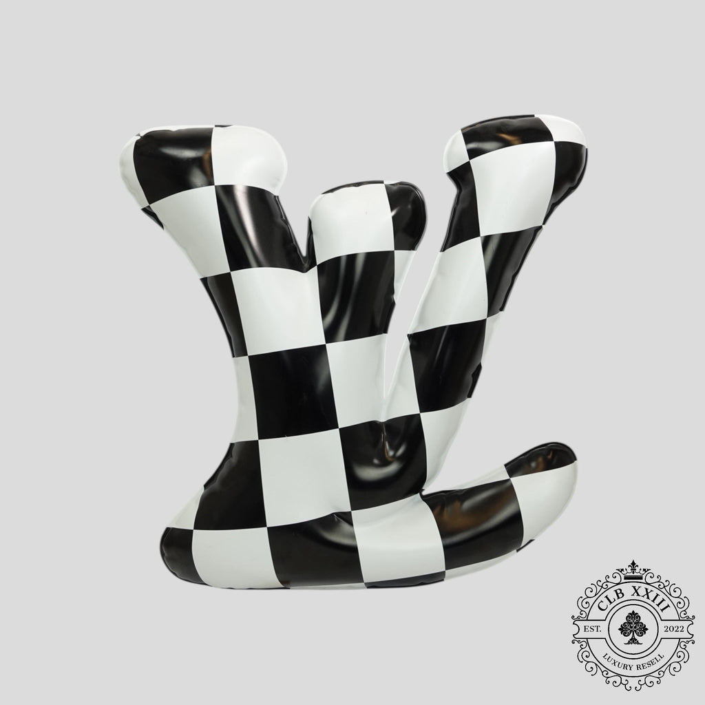 Louis Vuitton Bubble LV Checker Print Display