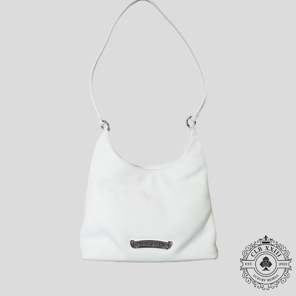 Chrome Hearts Viv Bag in White