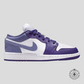 Air Jordan 1 Low Court Purple White Dusty Amethyst (GS)