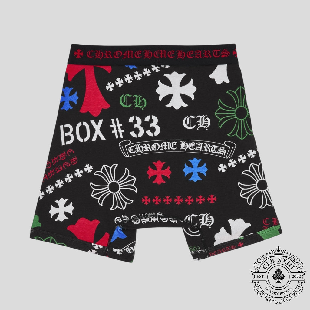 Chrome Hearts Classic Rib Boxer Brief in Black