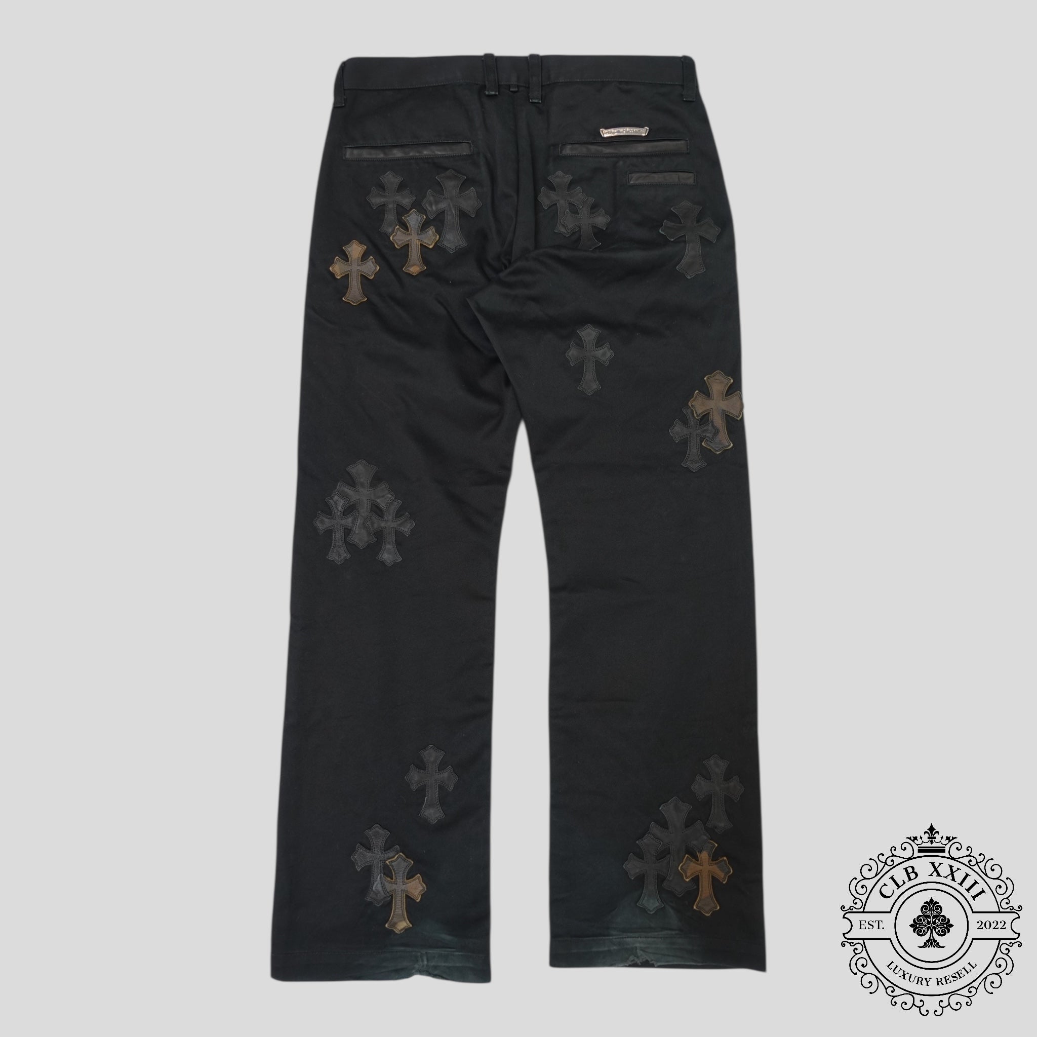 Chrome Hearts Cross Patch Chino Pants in Black/Camo