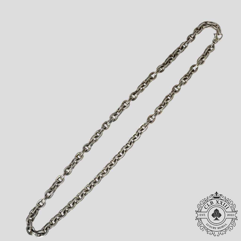 Chrome Hearts XXL Paper Chain Necklace in Silver