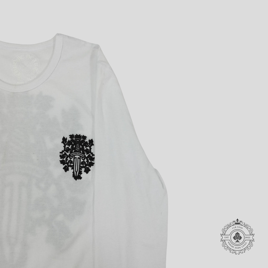 Chrome Hearts Dagger Thermal Long Sleeve in White