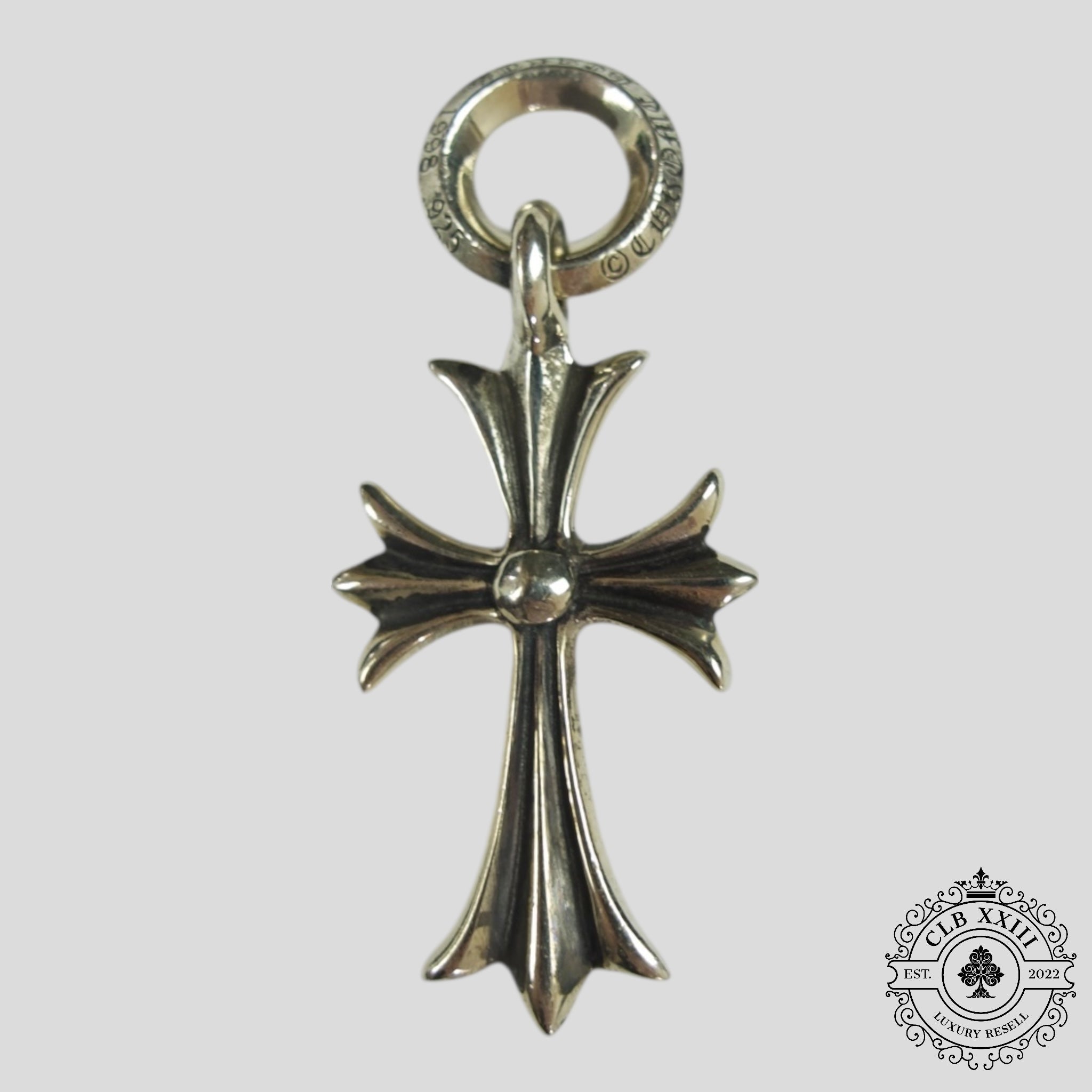 Chrome Hearts Tiny Cross Pendant in Silver