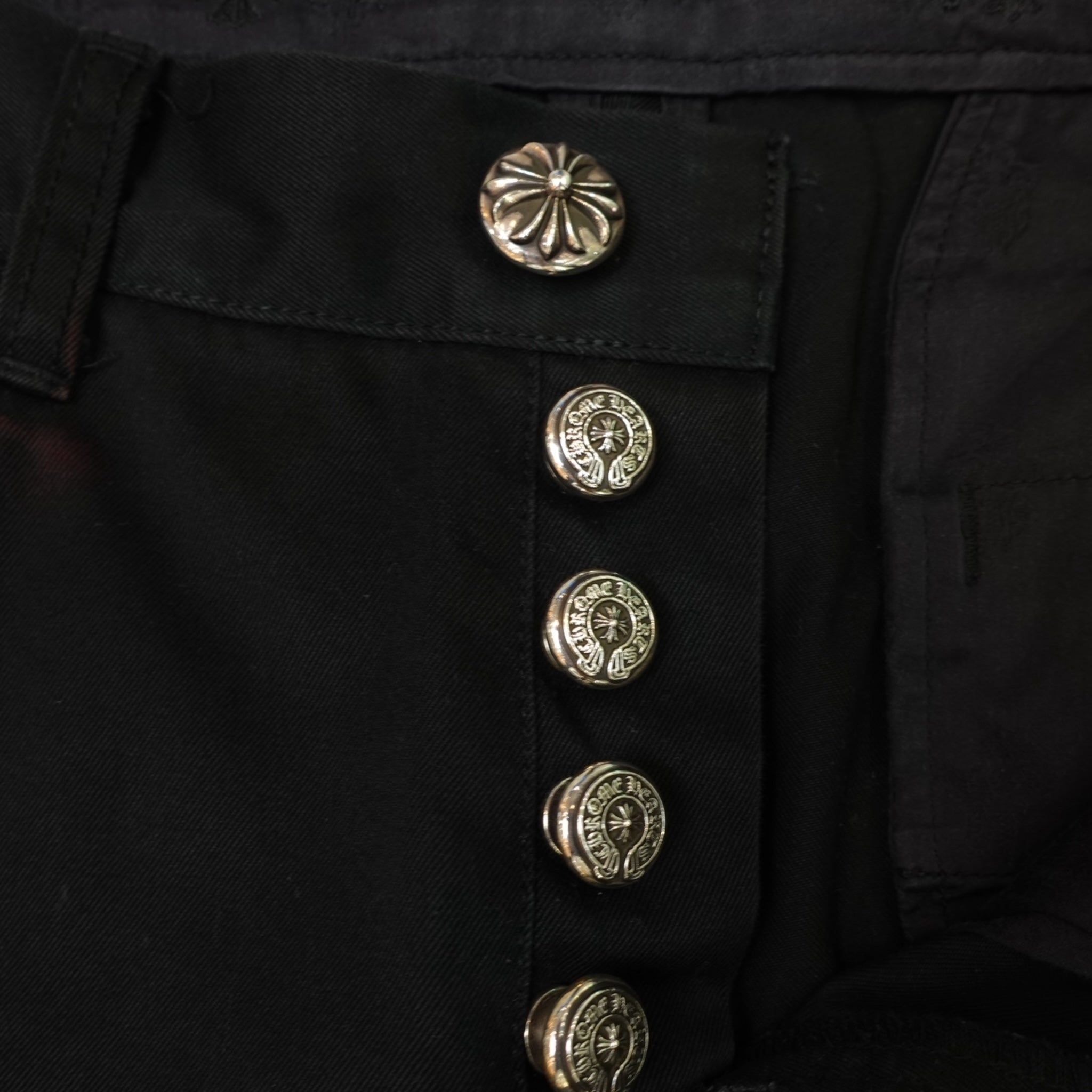 Chrome Hearts Cross Patch Chino Pants in Black/Camo