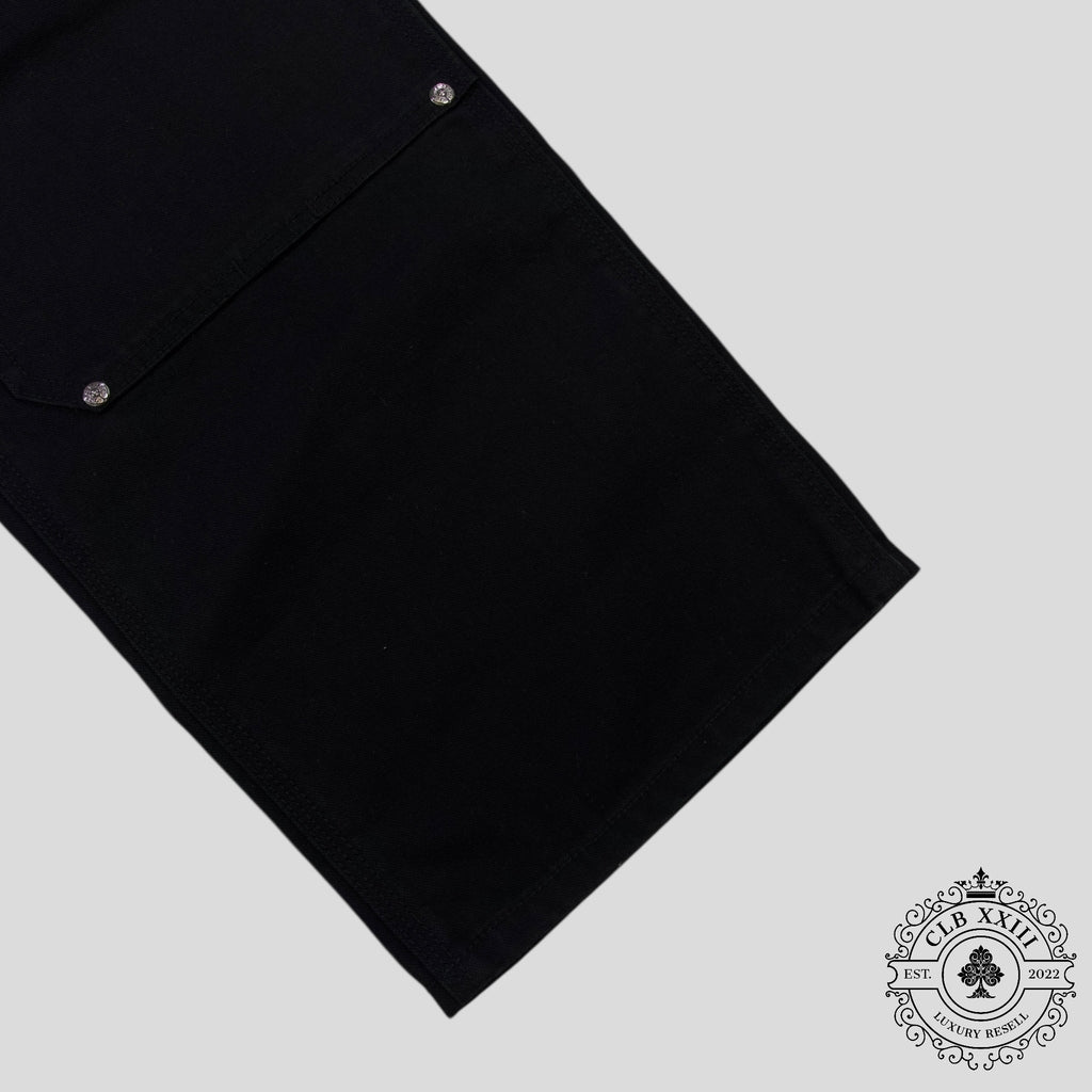 Chrome Hearts Double Knee Carpenter Pants in Black