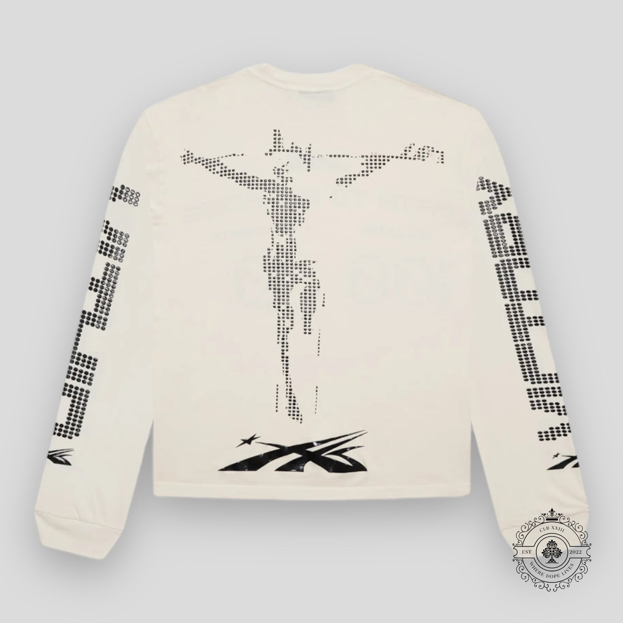 Hellstar Scoreboard L/S Shirt in White