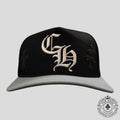 Chrome Hearts Cross Patch Hat in Black/Grey