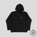 Chrome Hearts Paper Jam Zip Up Hoodie in Black