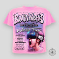 Hellstar Brainwashed World Tour T-Shirt in Pink