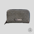 Chrome Hearts Checkered Zip Up Wallet