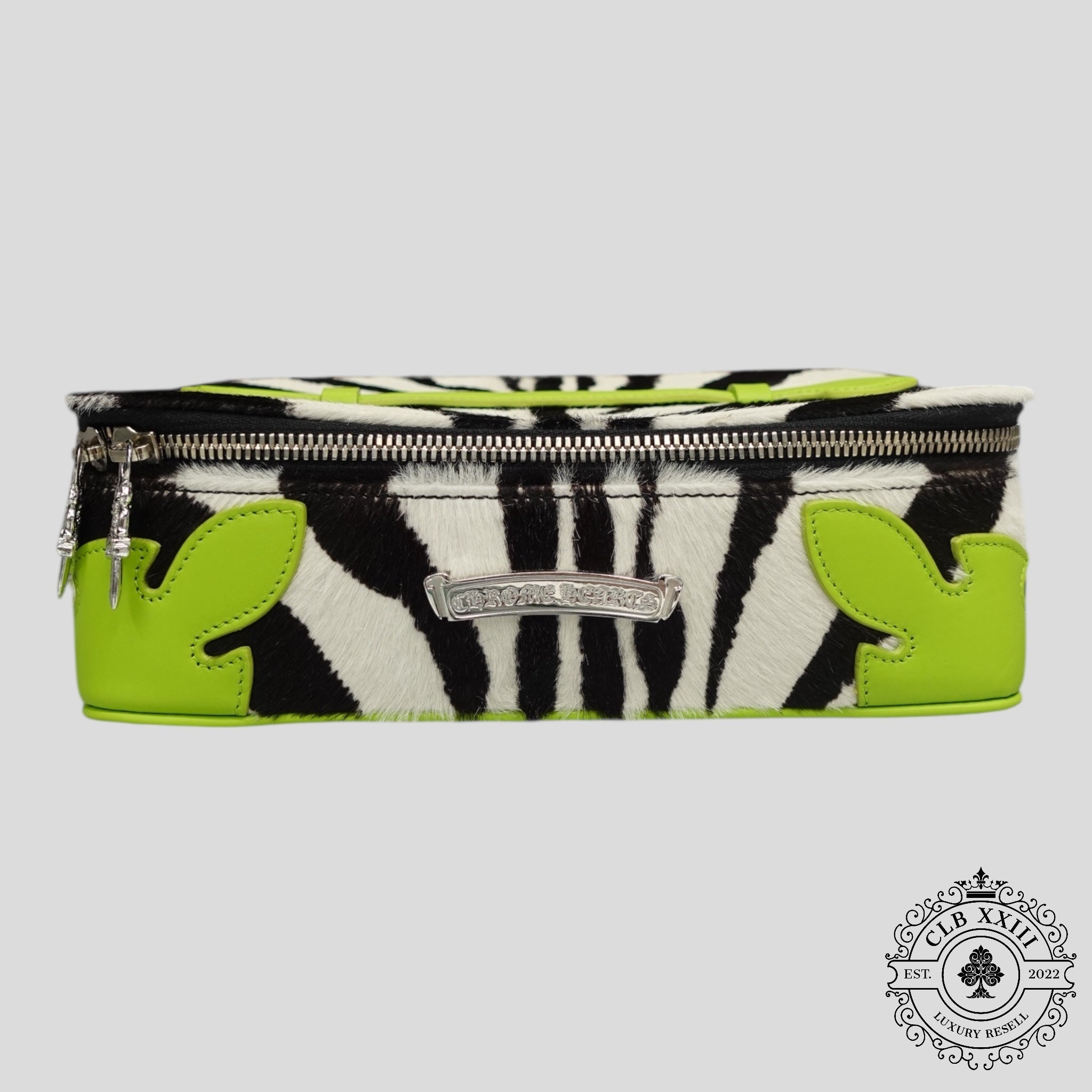 Chrome Hearts Jewelry Case in Zebra / Green
