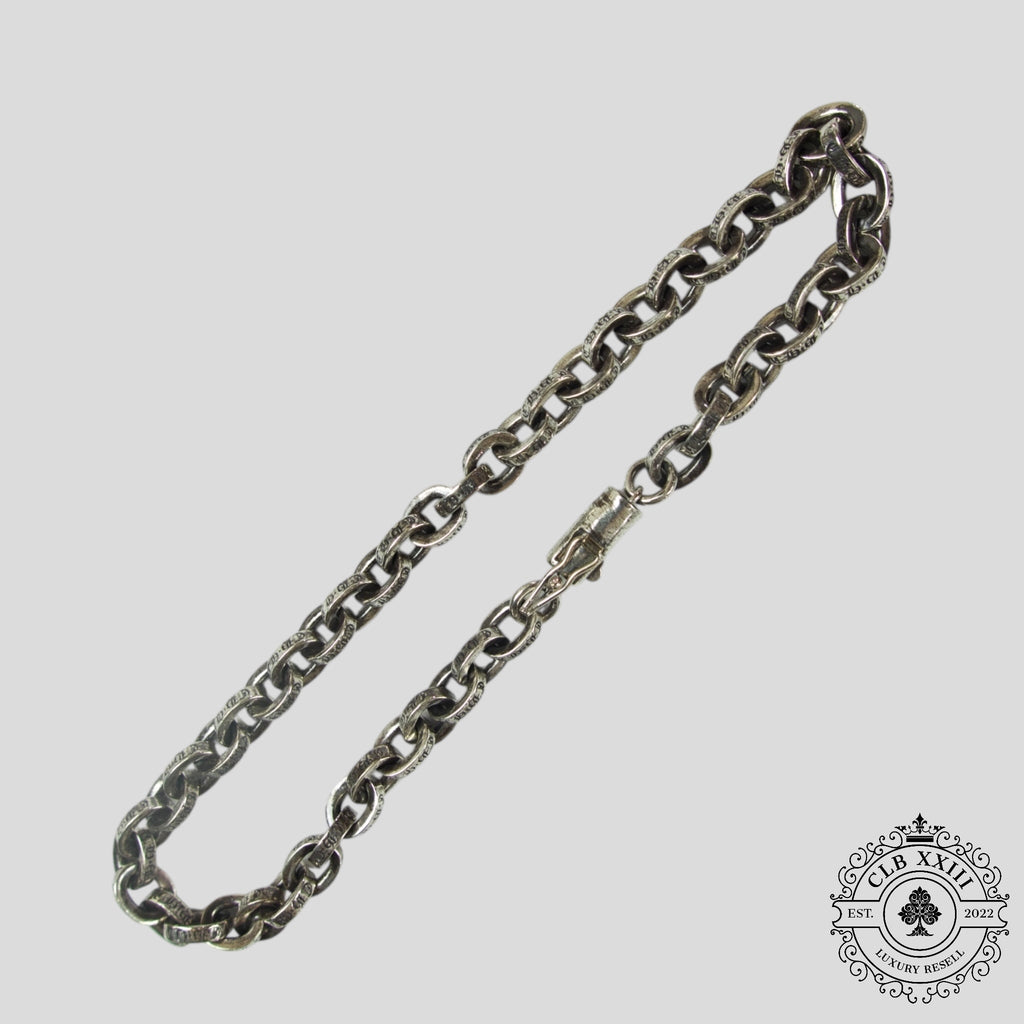 Chrome Hearts Paper Chain Bracelet in Silver