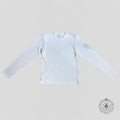 Chrome Hearts Leather Cross Patch Thermal Shirt in White