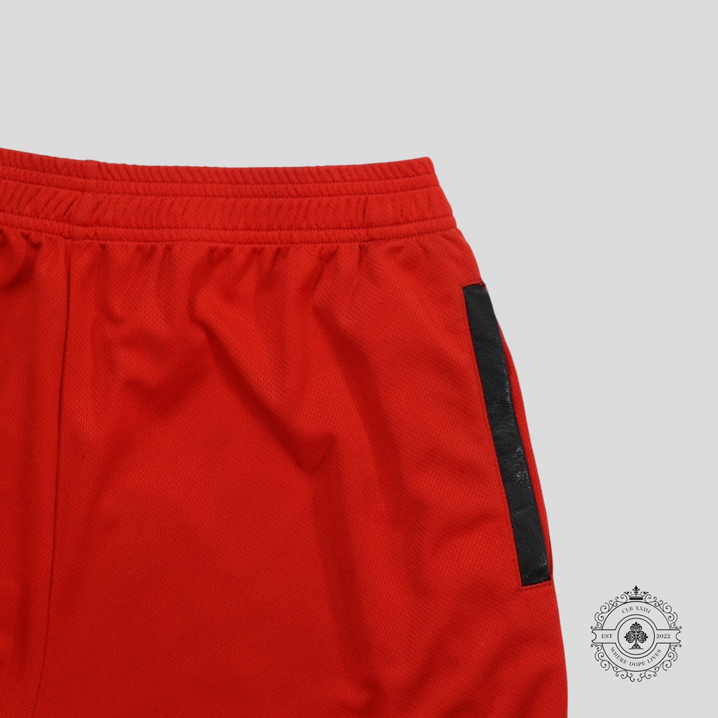Chrome Hearts Snap Up Track Pants in Red