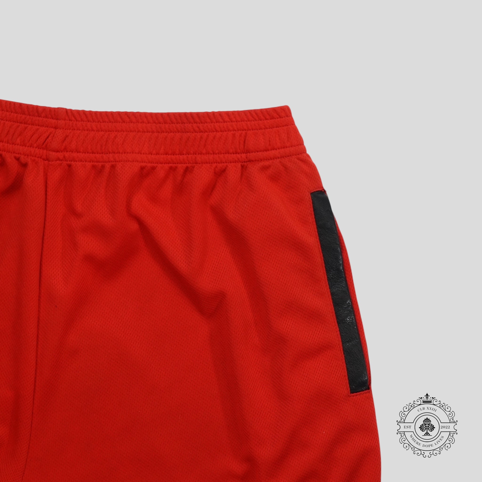 Chrome Hearts Snap Up Track Pants in Red
