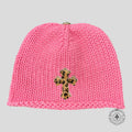 Chrome Hearts Children's Leopard Cross Patch Beanie