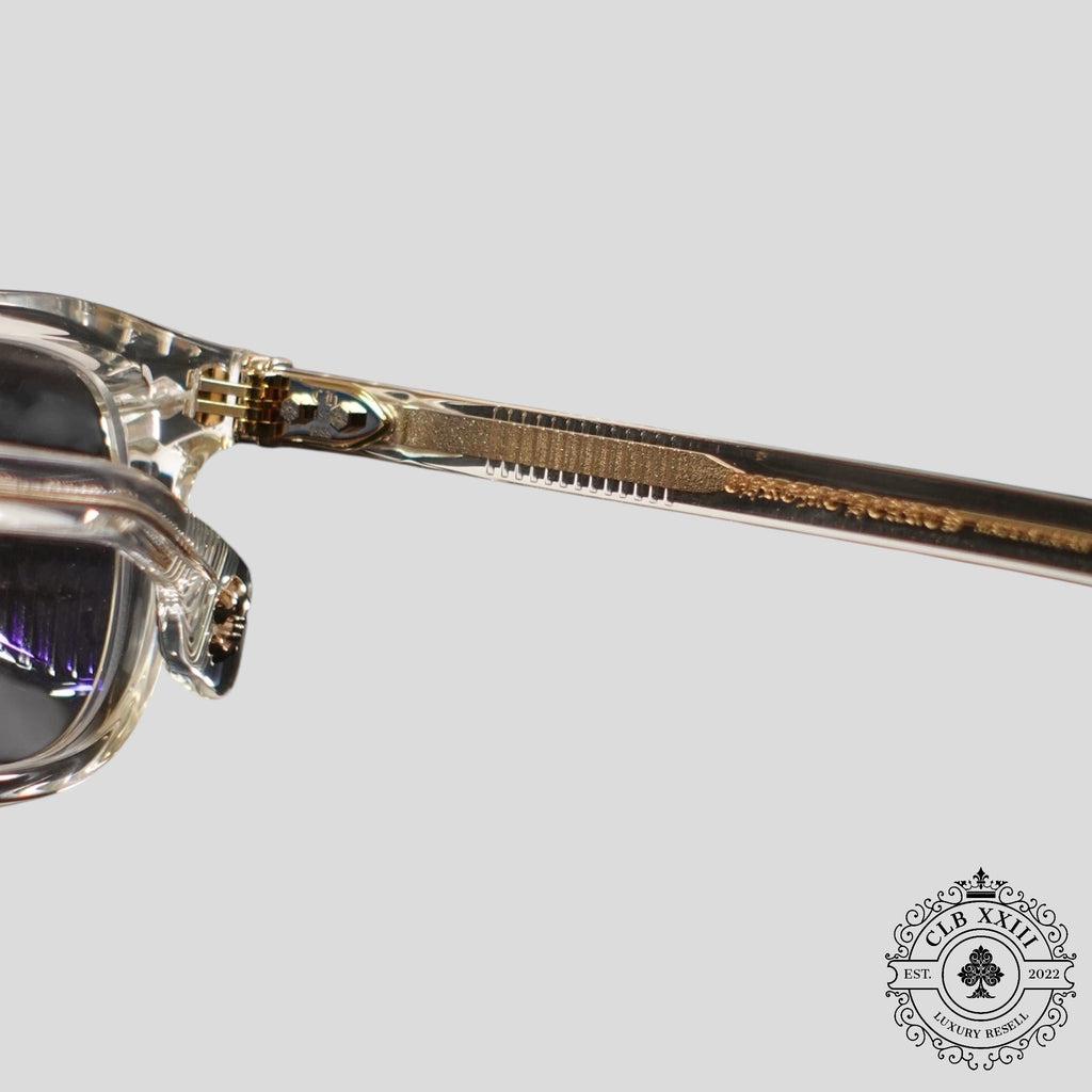 Chrome Hearts Chirp Chirp Glasses in Clear/Gold