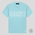 Amiri Paisley Tee in Aqua
