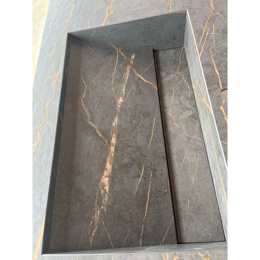 HANDCRAFTED DEKTON LAURENT ENGINEERED PORCELAIN SINK (ES-057)