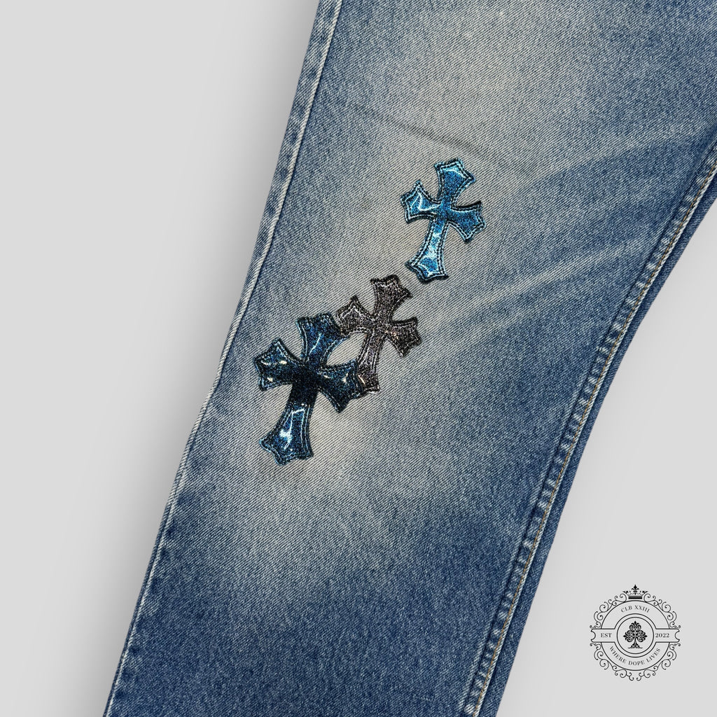 Chrome Hearts Galaxy Patch Jeans