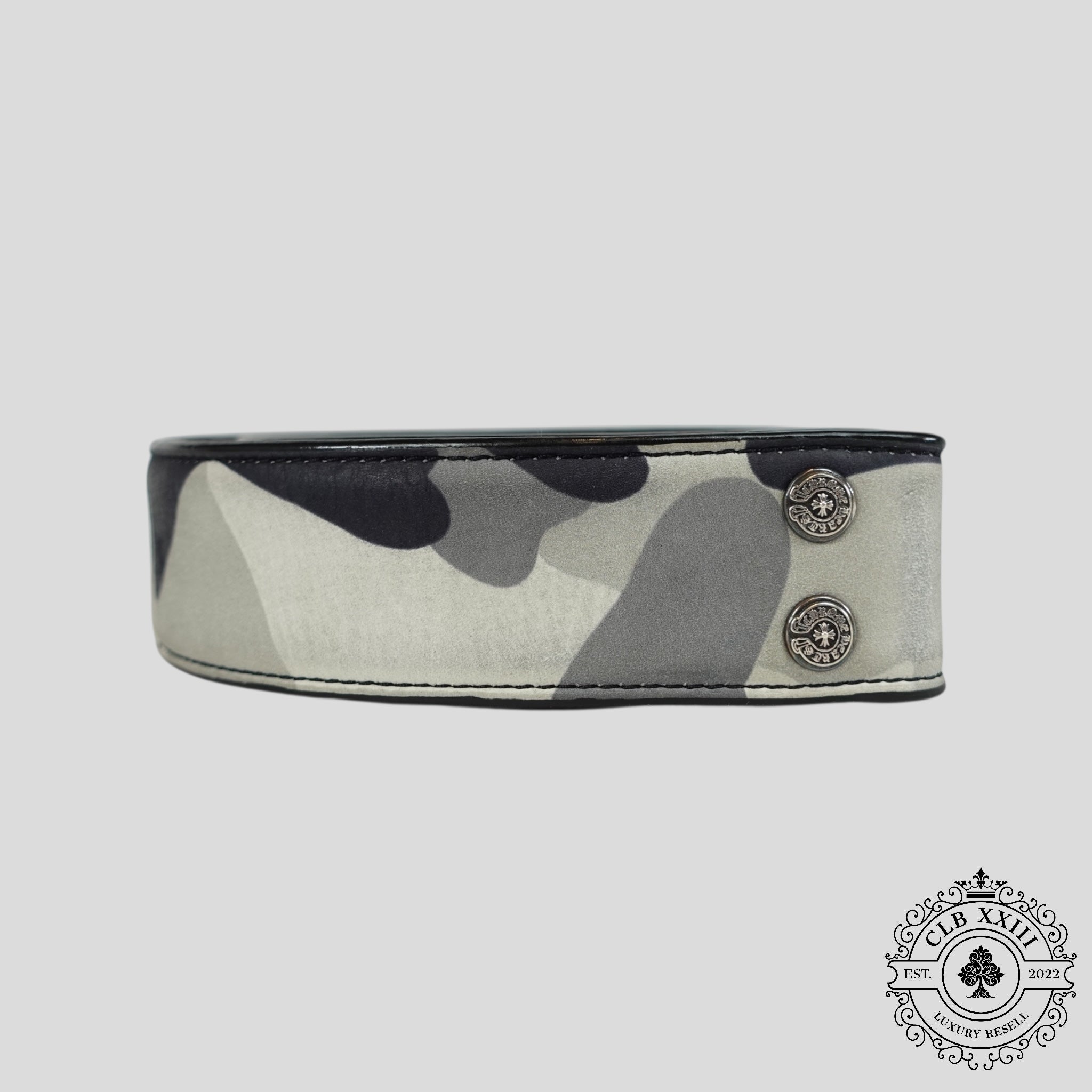 Chrome Hearts Snow Camo Belt Strap