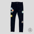 Amiri Travel Patch Repair Jeans in Black
