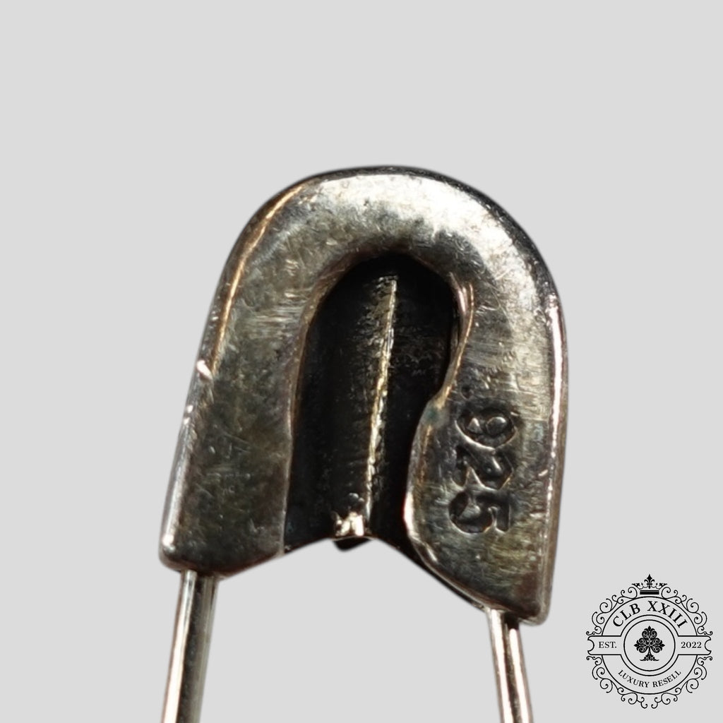 Chrome Hearts Silver Safety Pin