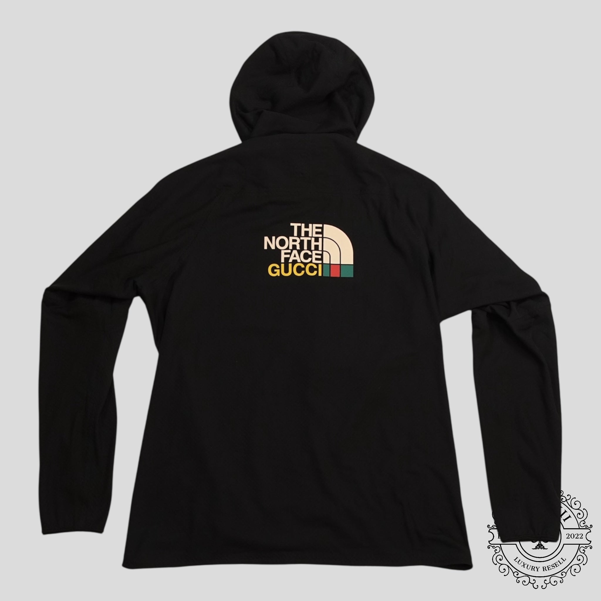 Gucci X The North Face Fleece Pullover Jacket in Black/Purple