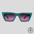 Chrome Hearts Cliterally Diamond Embellished Glasses in Blue/Silver