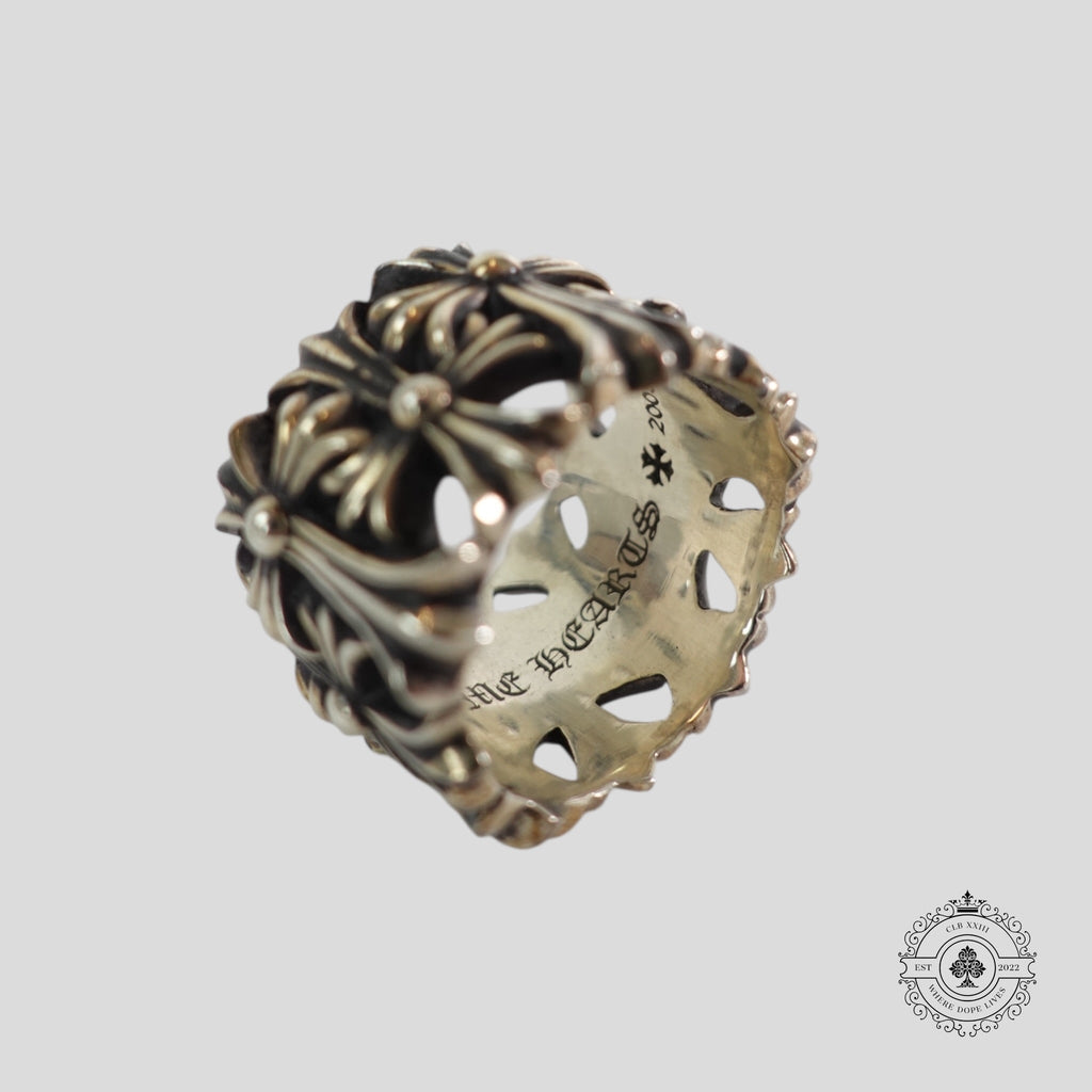 Chrome Hearts Cemetery Ring in Silver