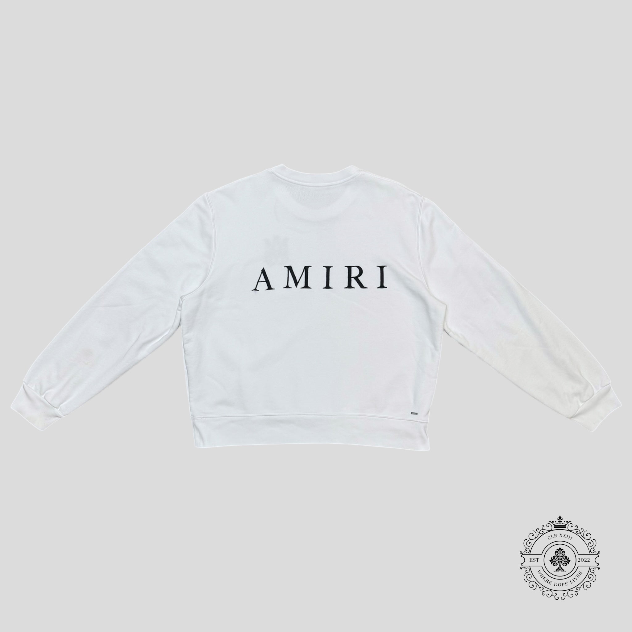 Amiri MA Core Crewneck in White