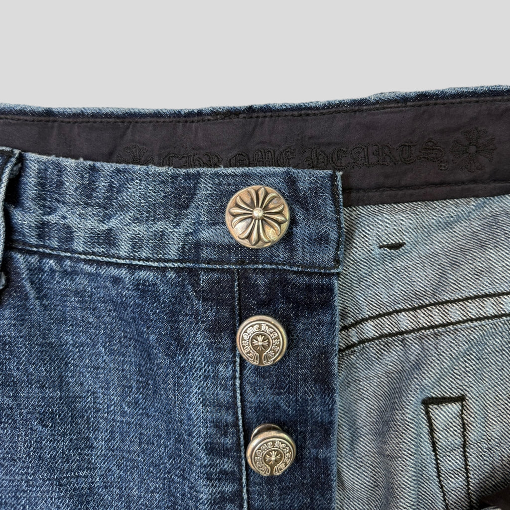 Chrome Hearts Cross Patch Turbo Diesel Jeans