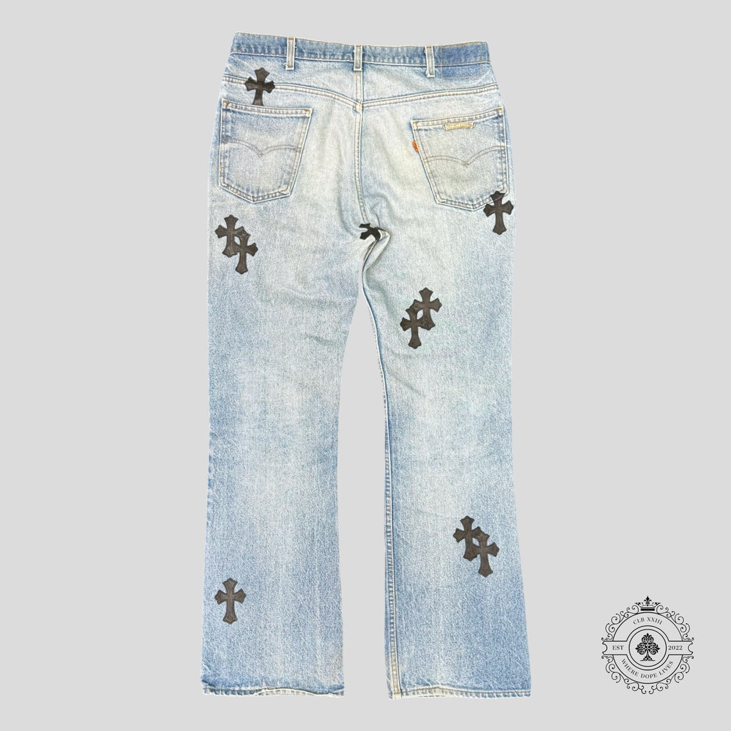 Chrome Hearts Cross Patch Jeans