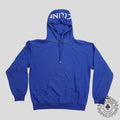 Celine Hood Logo Hoodie in Blue