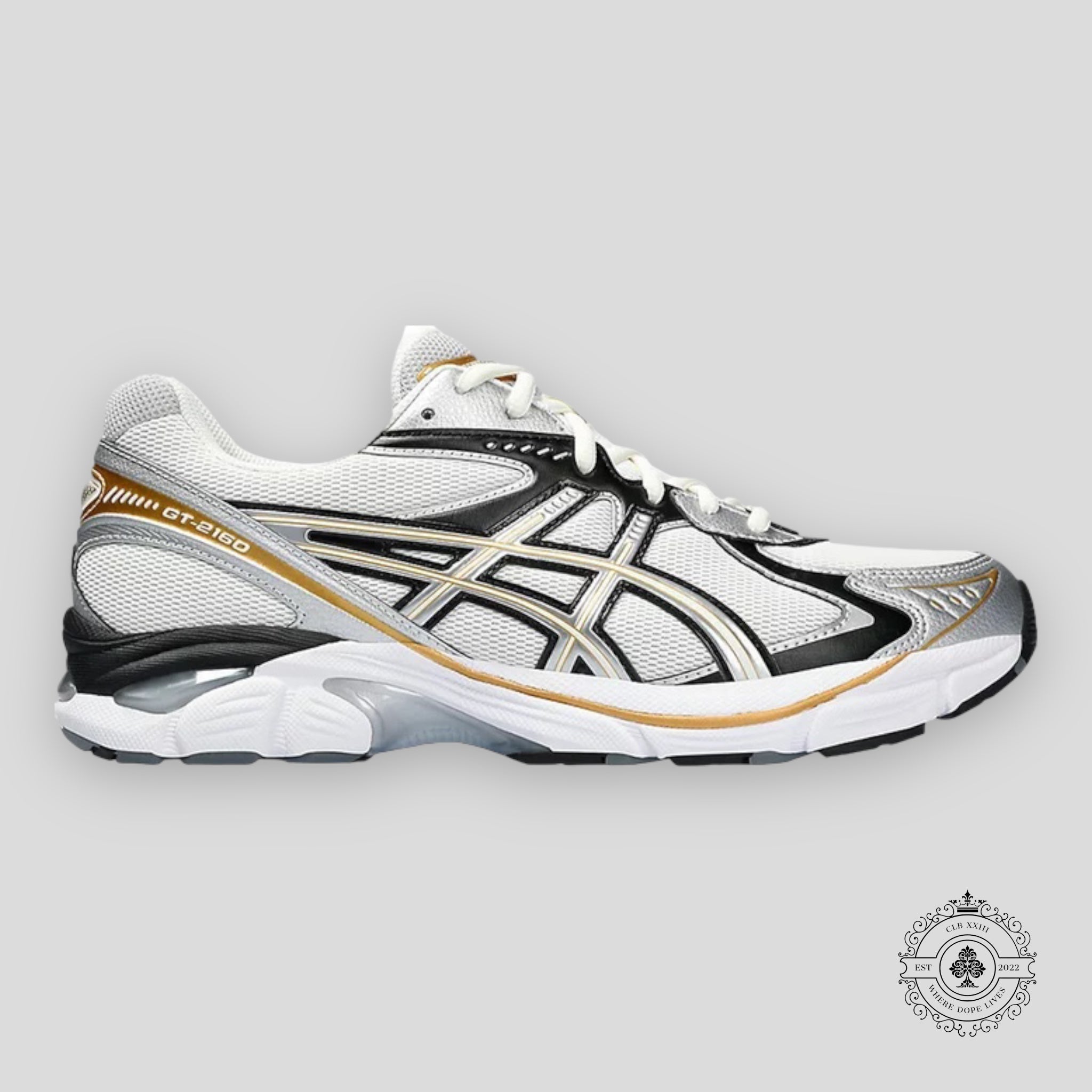 ASICS GT-2160 White Pure Silver Gold