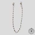Chrome Hearts Dice & Ball Wallet Chain in Silver