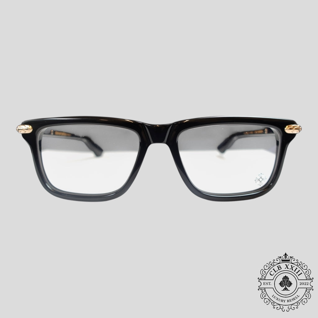 Chrome Hearts Little Dinger Glasses in Black/Silver