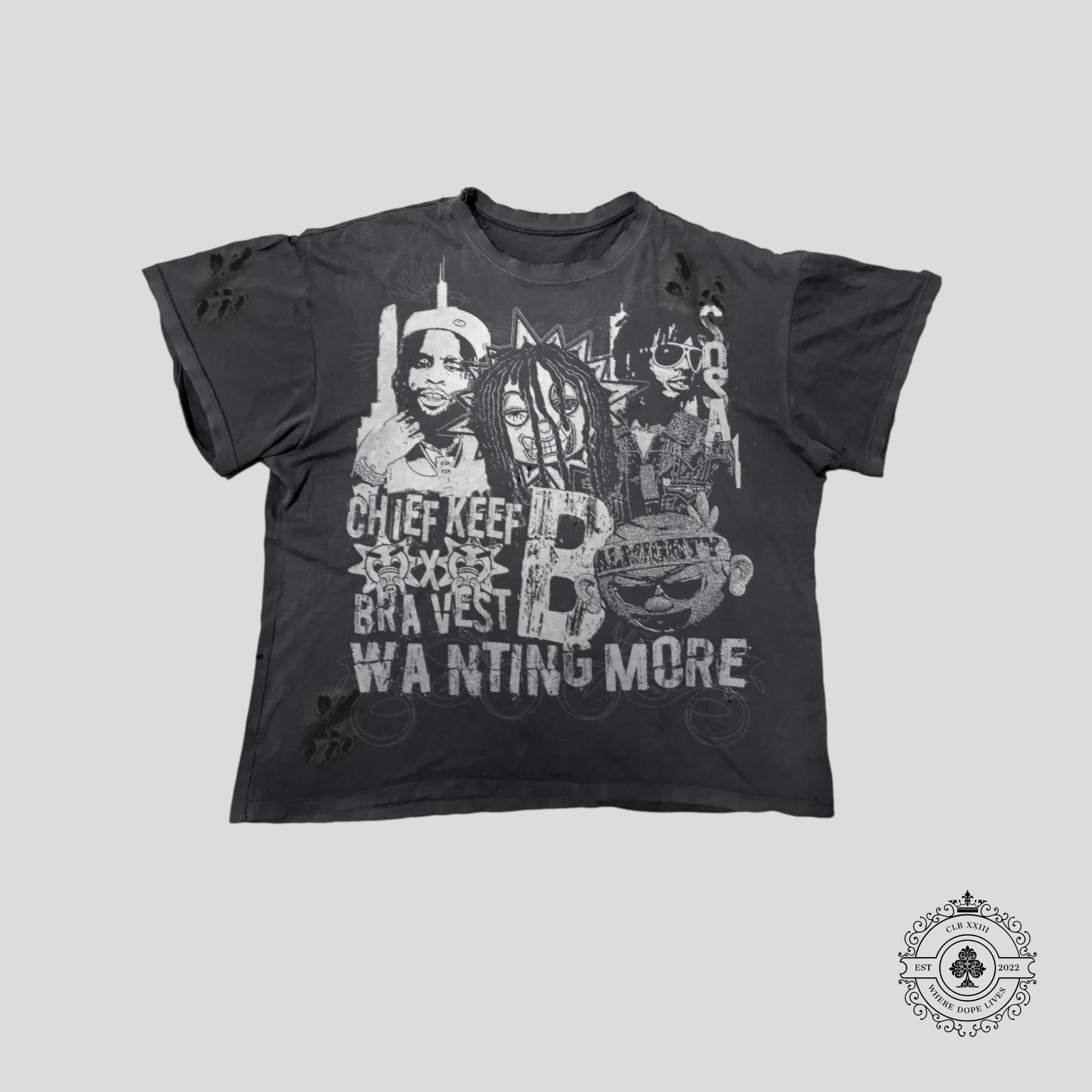 Bravest Studio Glo Vintage Tee in Black