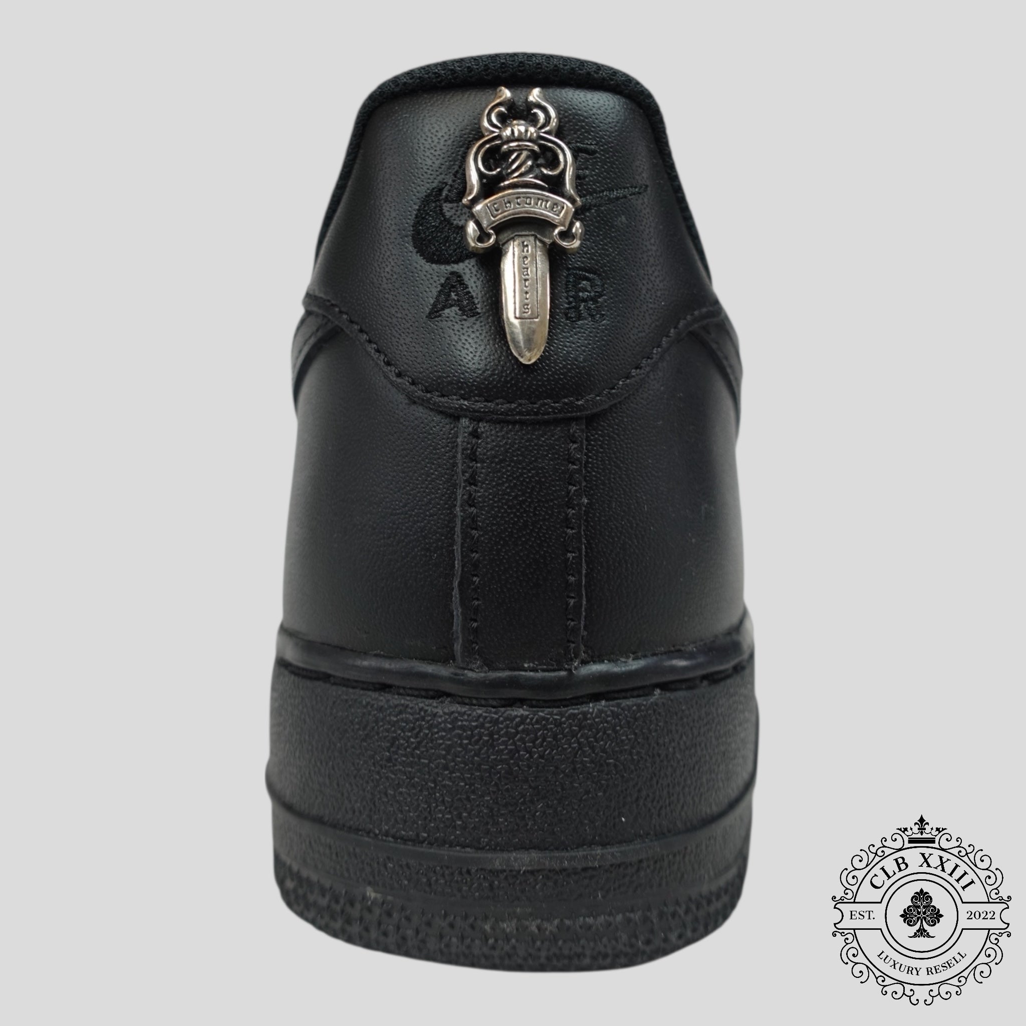 Chrome Hearts Nike Air Force 1 Low in Black