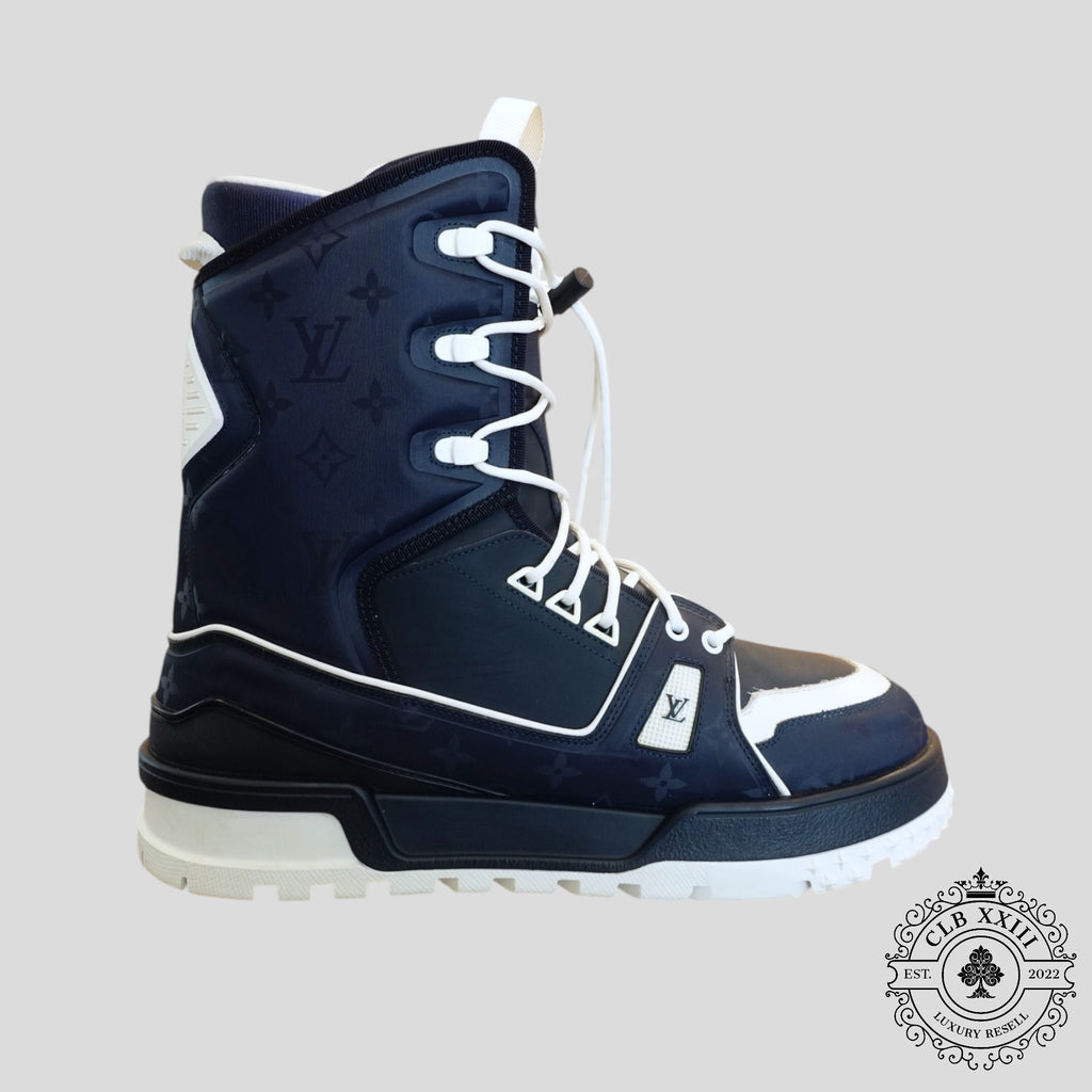 Louis Vuitton LV Trainer Snow Boot Marine Blue