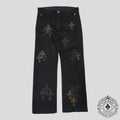 Chrome Hearts Cross Patch Chino Pants in Black/Camo