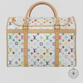 Louis Vuitton x Takashi Murakami Dog Bag in White